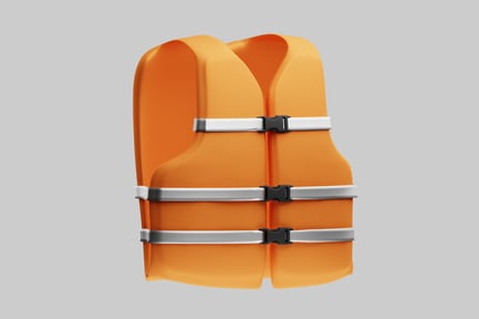 Preview: Orange construction vest