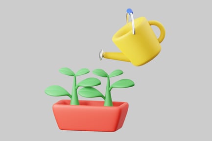 Preview: Plant watering can scene