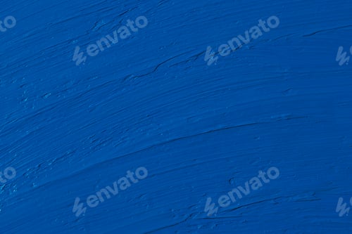 Preview: Smears of oil paint. Classic Blue. Color trend palette.