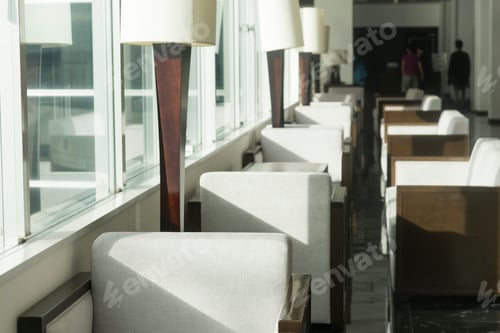 Preview: Luxury sofa set in the hotel.