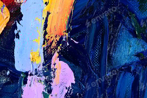 Preview: Abstract fragment of my oil painting. Oil on canvas. focus on brushstrokes