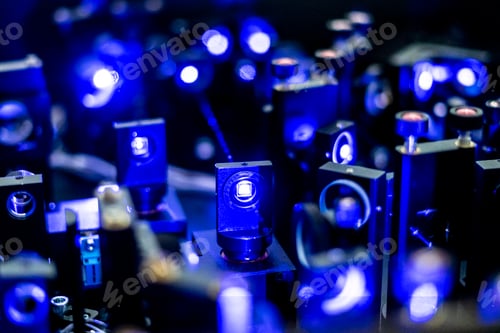 Preview: blue and violet laser modern research technology b