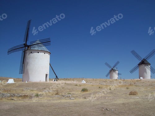 Preview: Windmills of Campo de Criptana in Spain