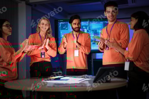 Preview: A team of hardware engineers and UI UX designers reviews a new smartphone