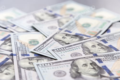 Preview: Pile of United States One Hundred Dollar Bills