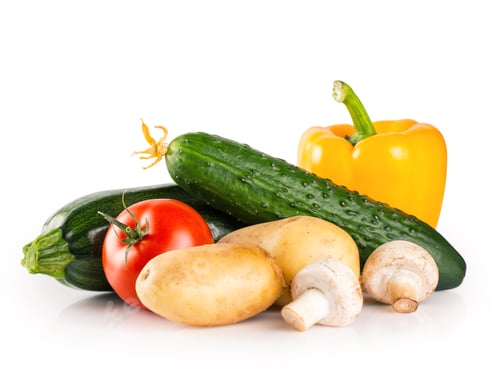 Preview: Still life of fresh raw healthy vegetables