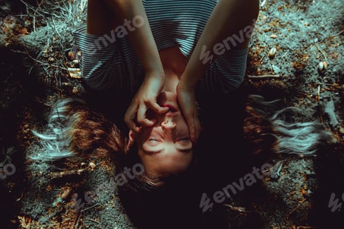 Preview: Woman lying on ground