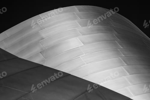 Preview: Artistic grayscale a tiled structure texture with intricate details