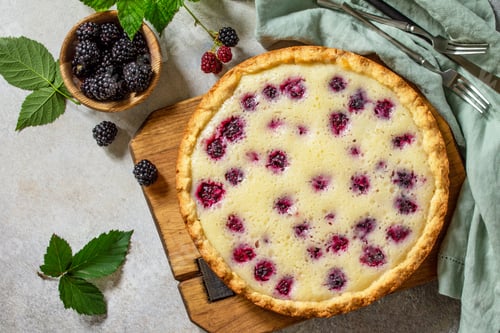 Preview: Sweet pie, tart with fresh blackberry.
