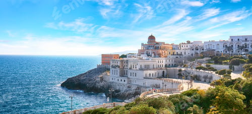 Preview: Beautiful coastal town in Santa Cesarea Terme in Salento region of Italy