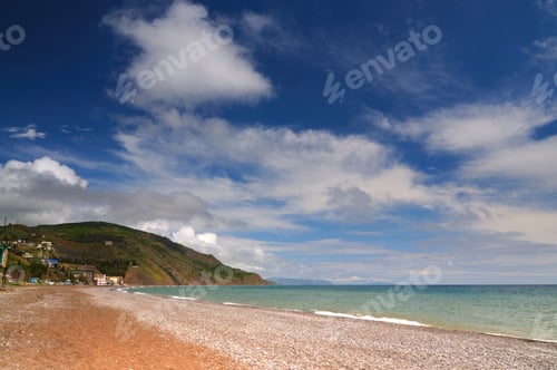 Preview: Black Sea landscapes, Crimea costline wide wiew