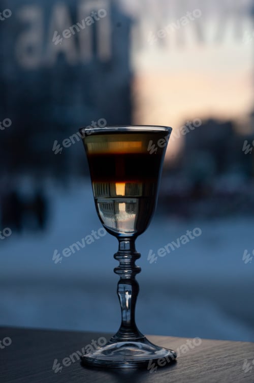Preview: glass with cocktail