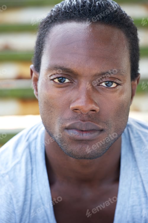 Preview: Portrait of an attractive african american man
