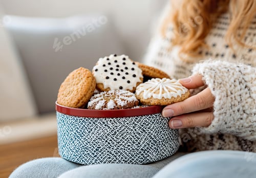 Preview: Enjoying homemade cookies during winter celebrations