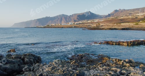 Preview: Puerto de Santiago, Tenerife. White tip or Punta Juanita. Low tide.
