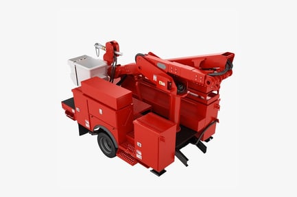 Preview: Articulating Bucket Truck Crane: Utility Service Platform