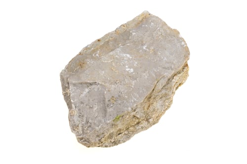 Preview: interesting limestone on a white isolated background