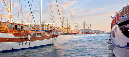 Preview: Sunset at the harbor of Bodrum, Turkey