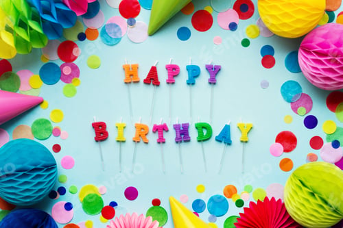Preview: Happy birthday candles