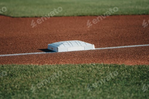 Preview: Close up of baseball home plate
