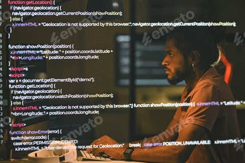 Preview: Programmer working with security codes till late night