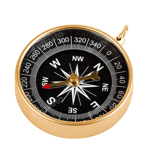 Preview: Brass compass
