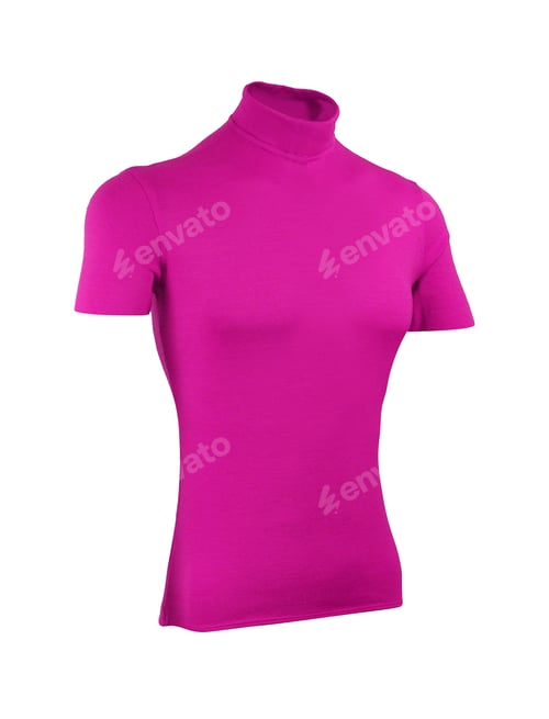 Preview: purple woman shirt isolated on white