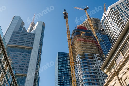 Preview: Skyscrapers and a construction site