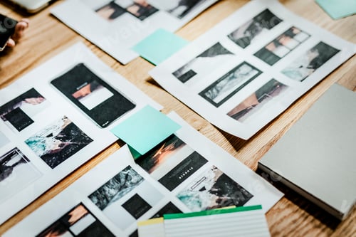 Preview: Social media plan on a table