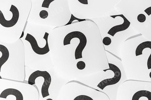 Preview: Question mark background. Full frame