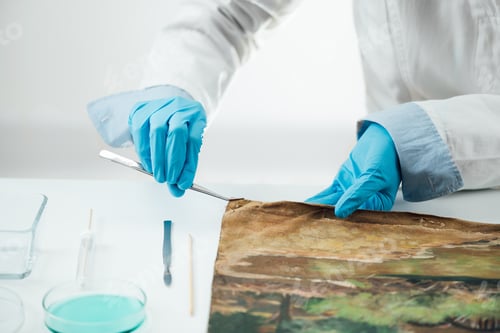 Preview: Restoring Oil Painting Canvas