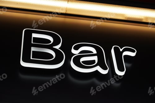 Preview: Bar neon sign