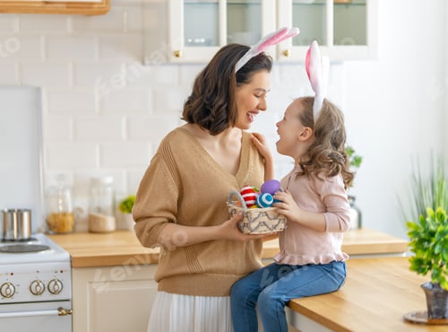 Preview: Family preparing for Easter