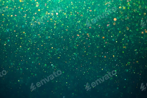 Preview: Christmas light background. Sparkling magical dust particles.