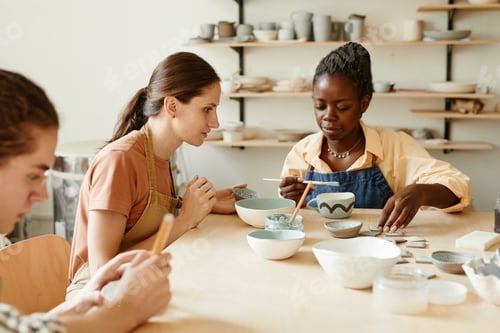Preview: Women in Pottery Studio