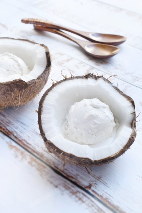 Preview: Coconut ice cream