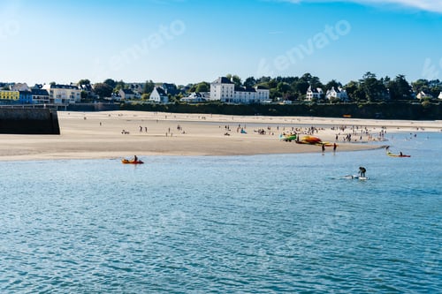 Preview: The port of Morgat a sunny day of summer