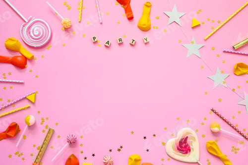 Visualização: Objetos de festa