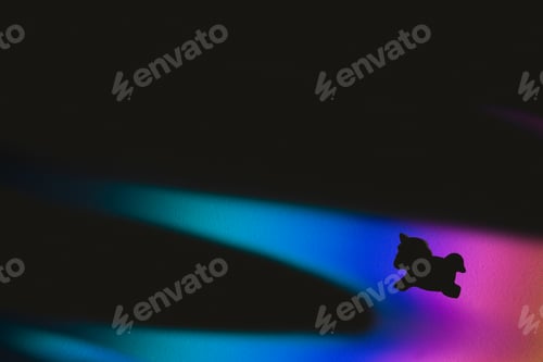 Vista previa: Unicorn on rainbow stripe