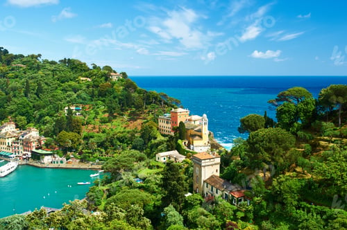 Preview: Portofino village on Ligurian coast, Italy