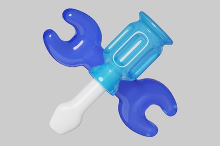 Preview: Blue repair tool crossed