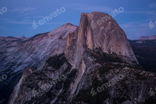 Preview: Evening On Half Dome, Yosemite National Park, California