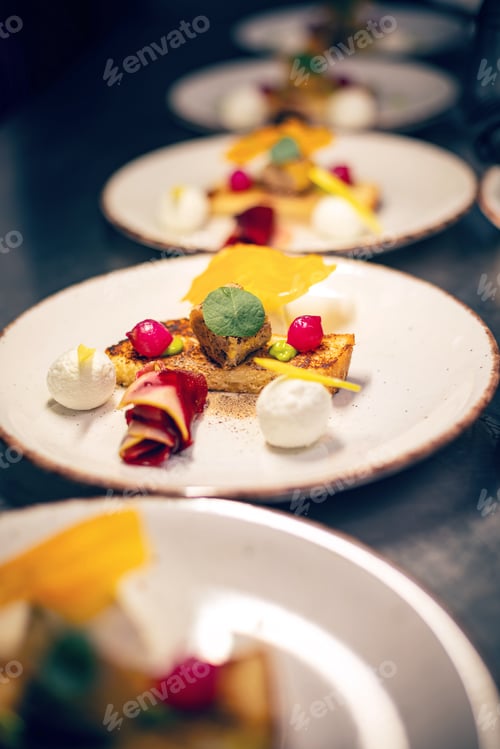 Preview: Luxury food on wedding table