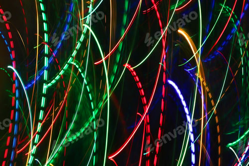 Preview: Abstract colorful motion lights background