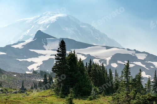 Preview: Mount Rainier peak glaciers