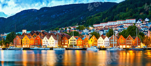 Preview: Bergen Bryggen panorama