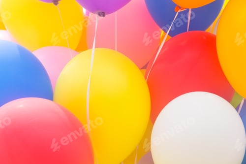 Preview: Multicolored Balloon Background