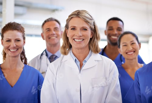 Preview: You can trust them with your health. Portrait of a diverse team of medical professionals.