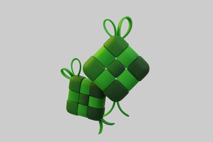 Preview: Green Woven Objects