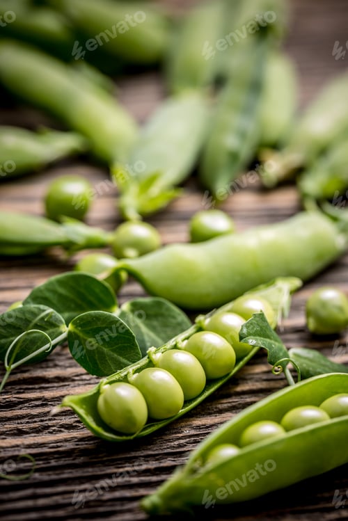 Preview: Green pea pods